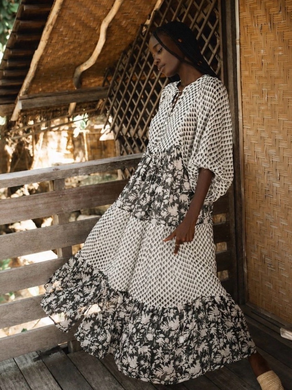 NWT Daughters of India Nora Maxi Drsss